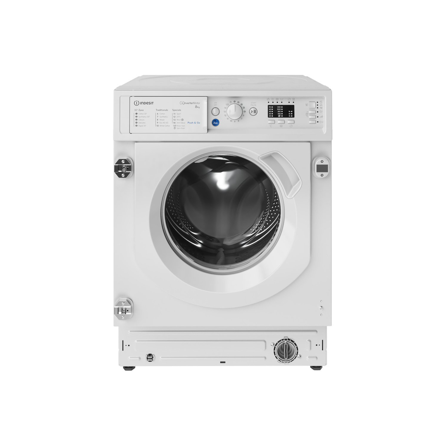 Indesit BIWMIL81485UK 8kg 1400 Spin Speed Integrated Washing Machine full image