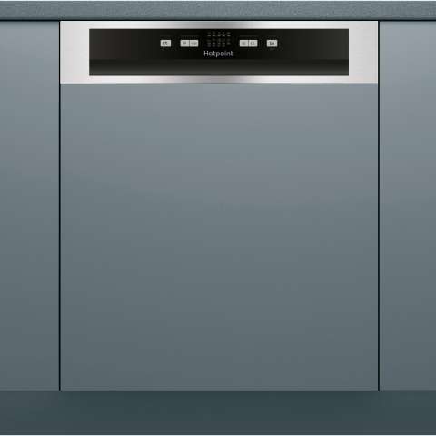 Hotpoint HBC2B19X Built In Semi Integrated Dishwasher