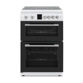 Montpellier MDOG60LW 60cm Double Gas Cooker in White