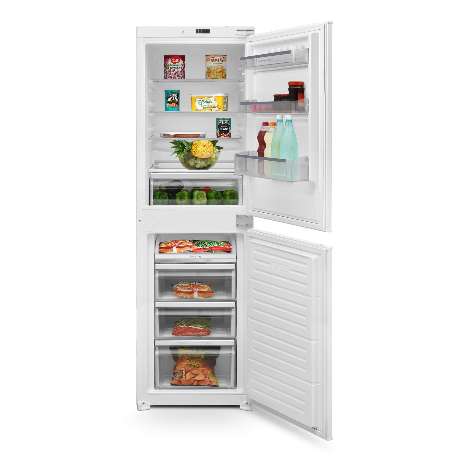 Montpellier MIFF505LF Integrated Low Frost Fridge Freezer full image