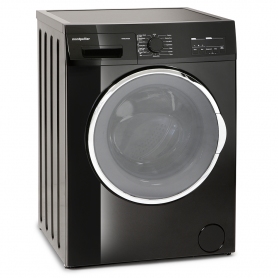 MONTPELLIER BLACK 7KG WASHER DRYER WITH 5KG DRYING MWD7512K